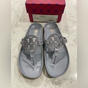 Tory Burch Miller Cloud Blue Sandals!